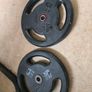 Weights bench, barbell and 60kg weights Image 2