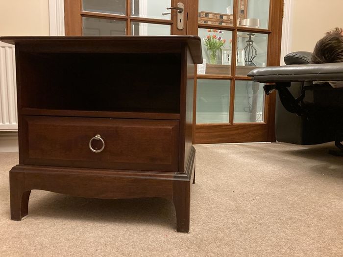 Rosewood Occasional Table with Drawer
