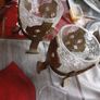 vintage Celtic glass goblets X2 Image 2