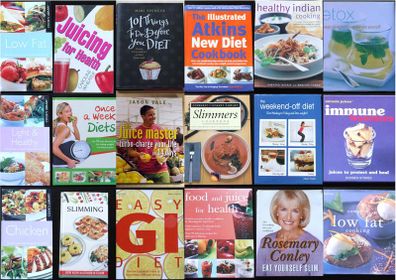 Diet and healthy eating cookbooks