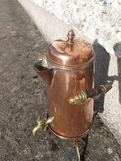 Victorian Coffee Pot & Stand