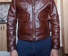 Simmons Bilt Drifter, Horween Chromexcel steerhide, tartan lining, size 38