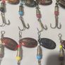 Mepps style fishing spinners size 2 custom blades trout salmon Image 7