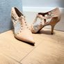 leather boots with stiletto heels Image 2