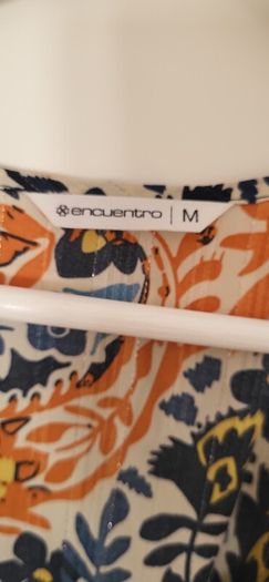 ENCUENTRO multi colour layered with gold metallic threading Sz M (Fit 12-14UK)