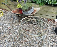 vintage table base