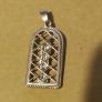 Handmade Sterling Silver Virgin of Guadarrama Pendant Image 4