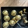 Vintage brass door knobs Image 2