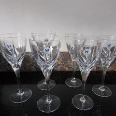 Heavy Crystal Wine Glasses