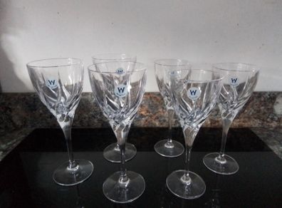 Heavy Crystal Wine Glasses