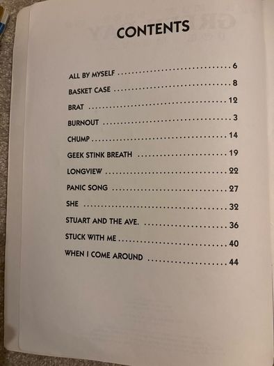 Vintage Best of Green Day for Guitar Book