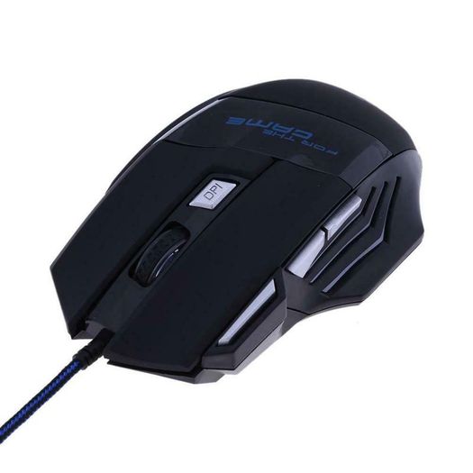 Brand New 7 Buttons 5500DPI LED Optical USB Wired Gaming Mouse
