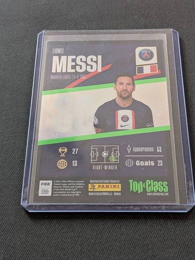 Panini Top Class 2023 Lionel Messi Winner Card  PSG #195