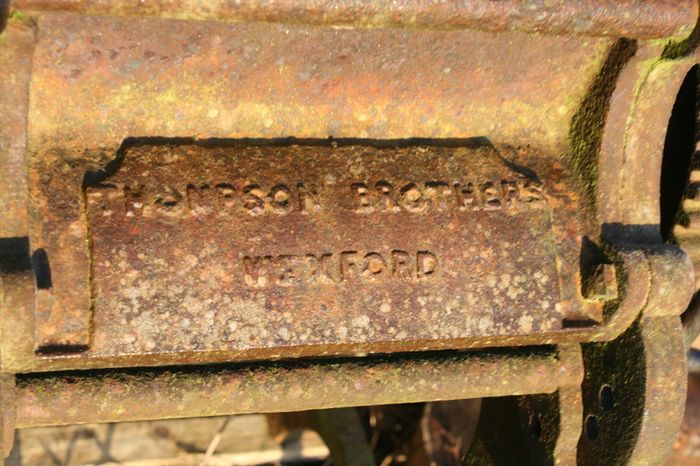 Antique Oil Cake Mill - Thompson Brothers  Vexford Antique Milling Machine