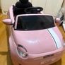 simthtoy Fiat 500e Car 7.2V Electric Ride On Pink Image 2