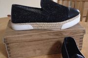Brand new Shoe Rack sparkly slip on shoes