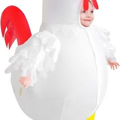 Costume Halloween Rooster Costumes for Men Women Inflatable Costume for Adult Blow up Costumes for Funny Fancy Dress Party