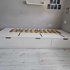 IKEA Bed Base with 3 drawers