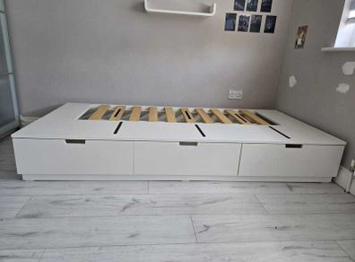 IKEA Single Bed Base with drawers