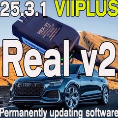 Best 1996-2025 Real V2 VIIPLUS Diagnostic Tool Update Online With Unlimited VINS Vag-Com HEX Usb Interface V24.7 Coding Function vcds for vag Audi Volkswagen,Skoda,Seat