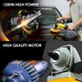 BRAND NEW Rotatory Car Polisher 180mm Disc Orbital Electric Polishing Machine M14 High Power 6 Variable Speed Paint Care Tool Image 5