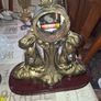 Beautiful Art Deco-style mantel clock DiCaprio Collection two elegantly posed female figures, Postage available or Collection Image 7