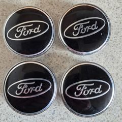 4 x Ford 60mm Centre Caps (FREE POST)