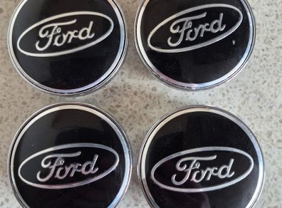4 x Ford 60mm Centre Caps (FREE POST)