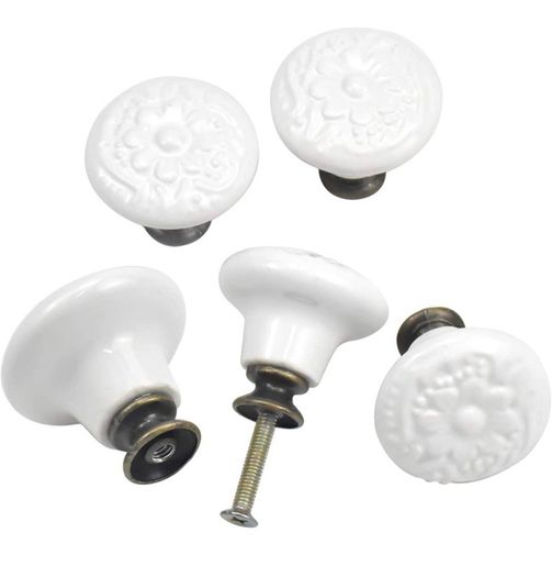 10PCS Crackle Cabinet Knob, Vintage Drawers Knobs, 34MM Kitchen Cabinet Cupboard Drawer Door Knobs, Furniture Knobs Drawer Handles, Antique Knob for Cabinet Drawer Kitchen (FREE POSTAGE)