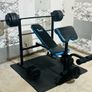(new Condition) Bench 50kg Weights Barbell Mats Image 9