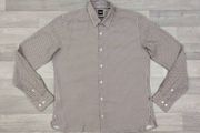 Hugo Boss Patterned Shirt Mens Medium