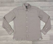 Hugo Boss Patterned Shirt Mens Medium
