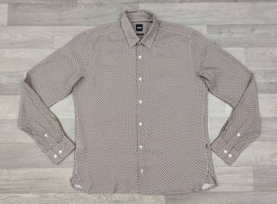 Hugo Boss Patterned Shirt Mens Medium