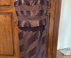 Mon Cheri dress size 8 with matching shall