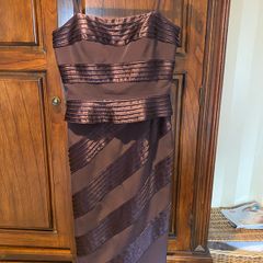 Mon Cheri dress size 8 with matching shall