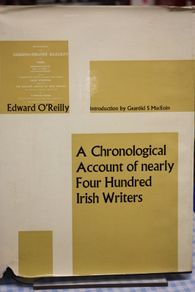 A Chronological Account of nearly 400 Irish Writers