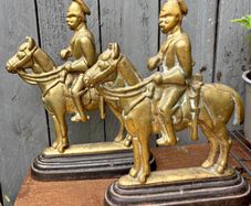 Vintage  Brass doorstop/ bookends