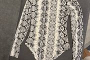 Turtle Neck Long sleeve bodysuit, size 10