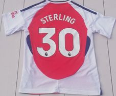 Adidas arsenal Sterling no. 30 boys soccer jersey/top suit 6/7 YRS