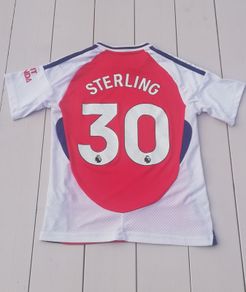 Adidas arsenal Sterling no. 30 boys soccer jersey/top suit 6/7 YRS