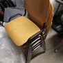 Metal frame and wooden chair X 5 Image 4