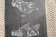 Batmobile picture unframed