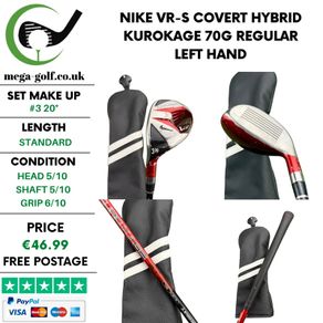 Nike VR-S Covert Hybrid / #3 20 Degree / Kurokage 70g Regular / Left Hand