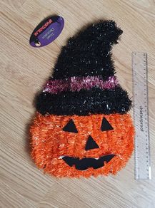 A Halloween Pumpkin Decoration - Size in Pictures