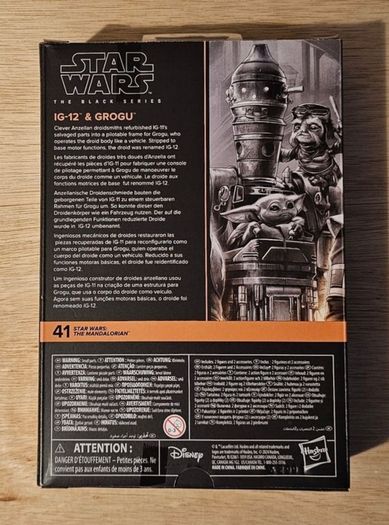 Star Wars IG-12 & Grogu Deluxe Edition 6" Scale Black Series New & Unopened