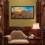 Curragh RaceCours Track at Sunset | oil painting | framed Image 9