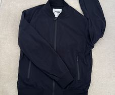 ZARA navy bomber jacket size L