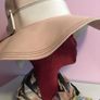 Vintage MISS DOLORES Fabulous Wide Brim HAT 60s Image 2