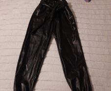 new girls black pvc bottoms