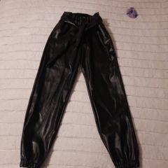 new girls black pvc bottoms